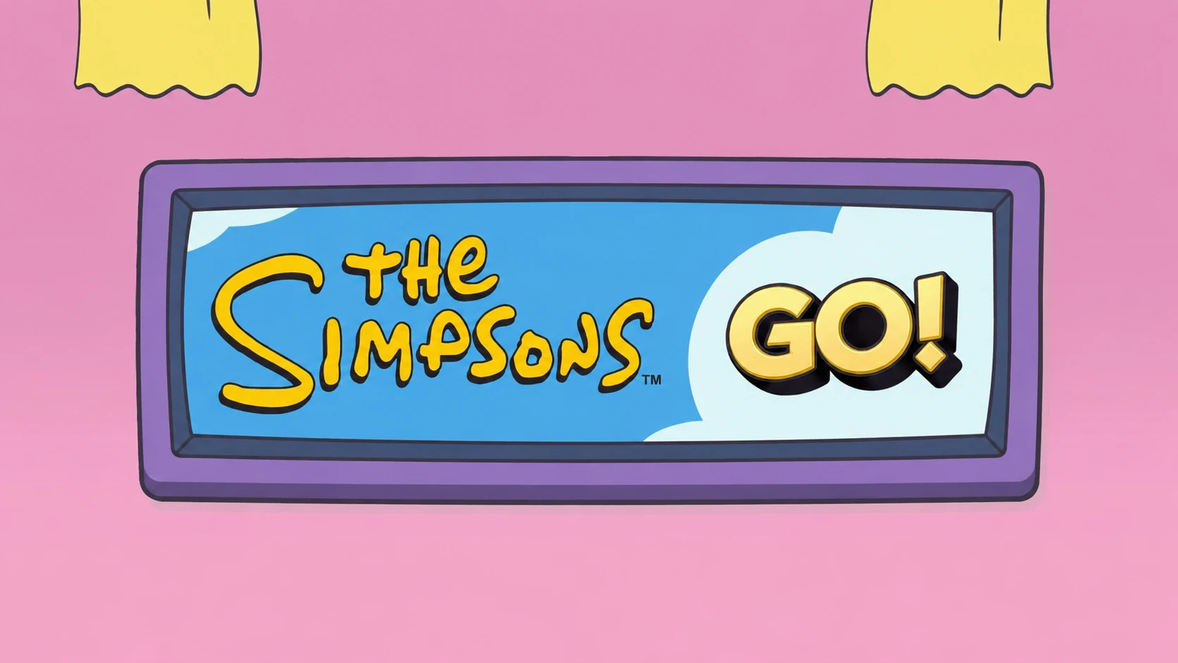 Monopoly GO x The Simpsons GO! sticker album artwork