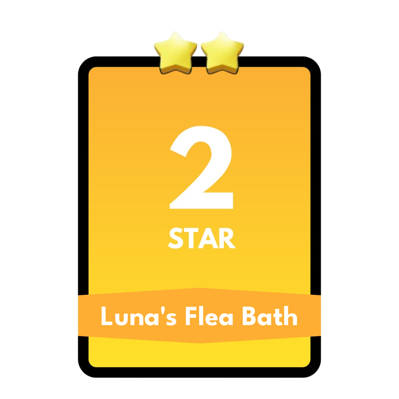 Luna's Flea Bath
