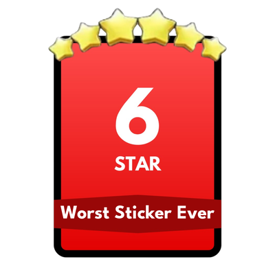 Worst Sticker Ever